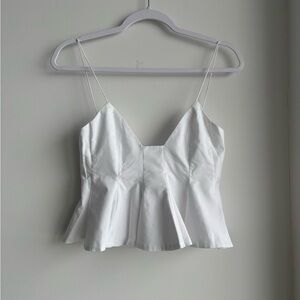 Zara Peplum strappy top